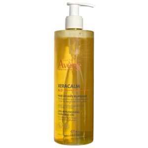 Avène XeraCalm A.D Lipid-Replenishing Cleansing Oil, Atopic Dermatitis, Eczema-Prone, Fragrance-Free, Pump, 13.5 Oz