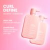 MONDAY HAIRCARE Curl Define Shampoo + Conditioner Set (2 Pack) 12oz Each, Nourishing Curls, Tames Frizz, Enhances Shine with Coconut Oil and Shea Butter, 100% Recyclable Bottles