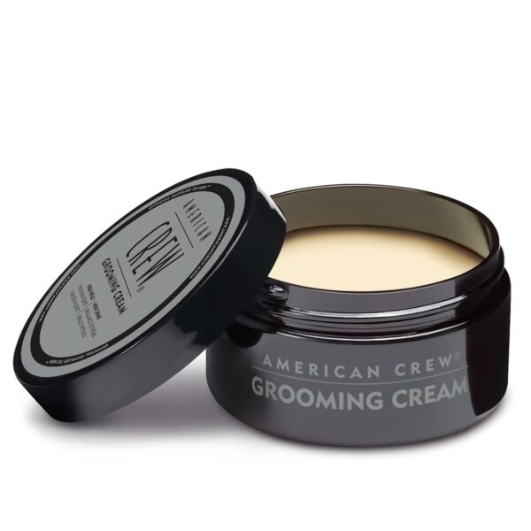 American Crew Men's Grooming Cream, Like Hair Gel with High Hold & High Shine, 3 oz