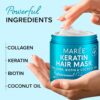 MAREE Hair Mask for Damaged Hair - Keratin Treatment Conditioner - Extremely Deep Conditioning Mask, Hydrating & Repairing, Keratina Mascarilla Para el Cabello