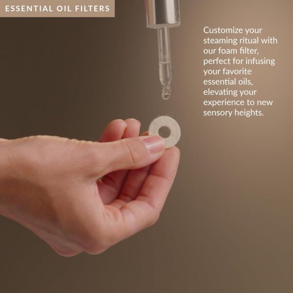 PMD SilkSteam Pro - Spa-Grade Facial Steamer with SilkSteam Technology - Rapid Start-Up - Adjustable, Directional Nozzle - Essential Oil Filters - Dewy, Hydrated Glow