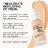Pacifica Ultra CC Cream Radiant Foundation SPF 17 -Neutral Fair – Medium Coverage Color Correcting Cream, Dewy Finish, Mineral SPF, 1 oz
