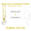 Garnier Micellar Water with Vitamin C, Facial Cleanser & Makeup Remover, Brightening & Hydrating, For All Skin Types, Vegan, Cruelty Free, 13.5 Fl Oz (400mL), 2 Count