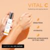 IMAGE Skincare, VITAL C Hydrating Face Serum, with Vitamin C and Hyaluronic Acid, to Brighten, Tone and Smooth Appearance of Wrinkle