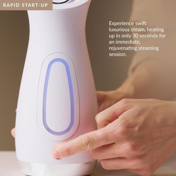 PMD SilkSteam Pro - Spa-Grade Facial Steamer with SilkSteam Technology - Rapid Start-Up - Adjustable, Directional Nozzle - Essential Oil Filters - Dewy, Hydrated Glow