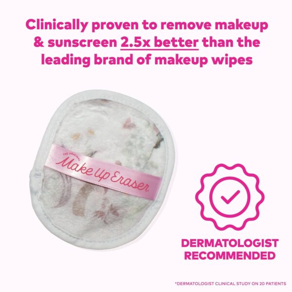 Makeup Eraser The Original, 7-Day Set, Erase All Makeup with Just Water, Including Waterproof Mascara, Eyeliner, Foundation, Lipstick, Sunscreen, and More!