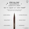 stila Waterproof Liquid Eye Liner, Stay All Day Makeup with Fine Brush Tip Lasting Satin Finish, Smudge-Proof & Transfer-Resistant