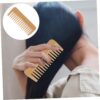 Hemoton Wooden Wide Hair Comb Detangle Hair Styling Tool for Women Salon Hairdressing Use