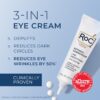 RoC Retinol Correxion Under Eye Cream for Dark Circles & Puffiness, Daily Wrinkle Cream, Anti Aging Line Smoothing Skin Care Treatment for Women and Men, 0.5 oz (Packaging May Vary)