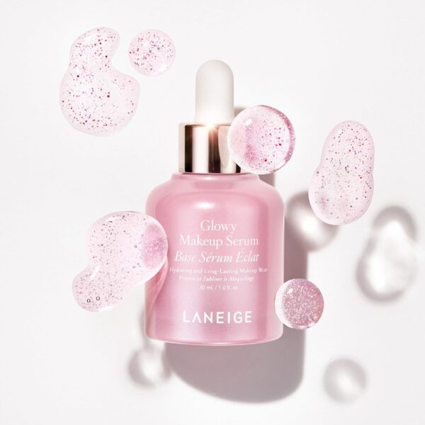 LANEIGE Glowy Makeup Serum: Makeup Primer, Hydrating Face Serum for Visibly Smooth & Glowy Dewy Skin, Highlighting