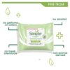 Simple Sensitive Skin Experts Kind To Skin Cleansing Facial Wipes, Waterproof Mascara Remover, Even Softer, 25 Count, (4 Pack)
