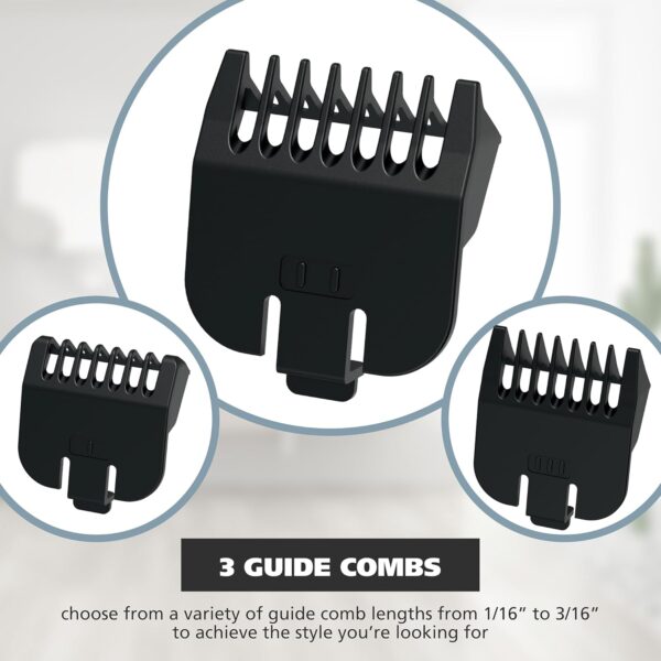 Wahl All-in-One Cordless Rechargeable Electric Ear/Nose, Detail, and Beard Trimmer for Men – Mustache, Ear & Nose Hair, and Light Detail Grooming - Model 9685-200