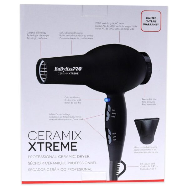 BaBylissPRO Ceramix Xtreme Hair Dryer