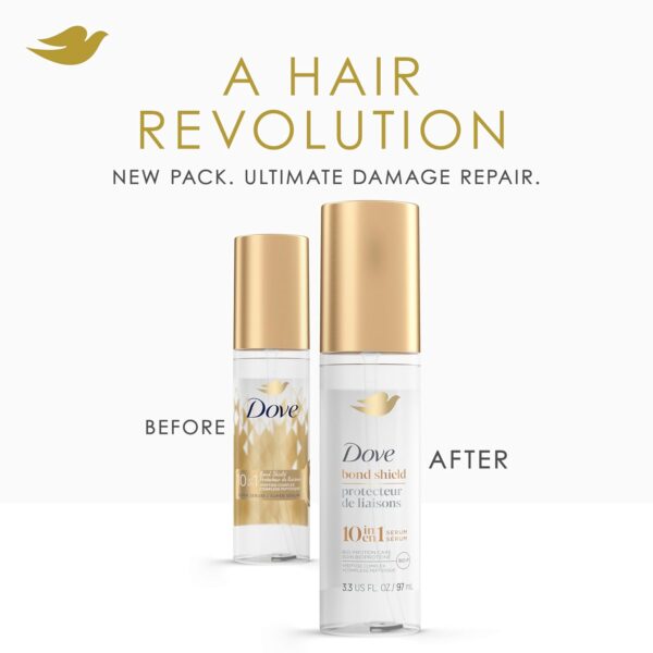 Dove Serum Bond Strength for Chemically Damaged Hair with Bio-Protein Care Technology and Peptide Complex 3.3 Fl Oz