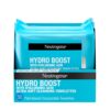 Neutrogena Hydro Boost Face Wipes + Hyaluronic Acid, Hydrating Makeup Remover Wipes Remove Dirt & Waterproof Makeup, Hypoallergenic, 100% Plant-Based Cloth, 2 x 25 ct