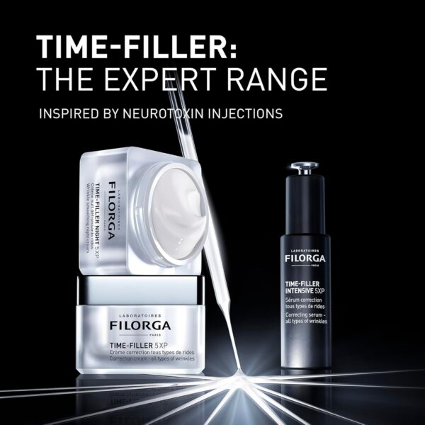 Filorga Anti-Aging Time-Filler Intensive 5XP Face Serum, Anti-Aging Serum for Fine Lines and Wrinkles, 1 oz