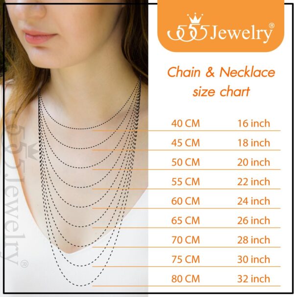 555Jewelry Stainless Steel Flat Herringbone Snake Chain Necklace for Men & Women