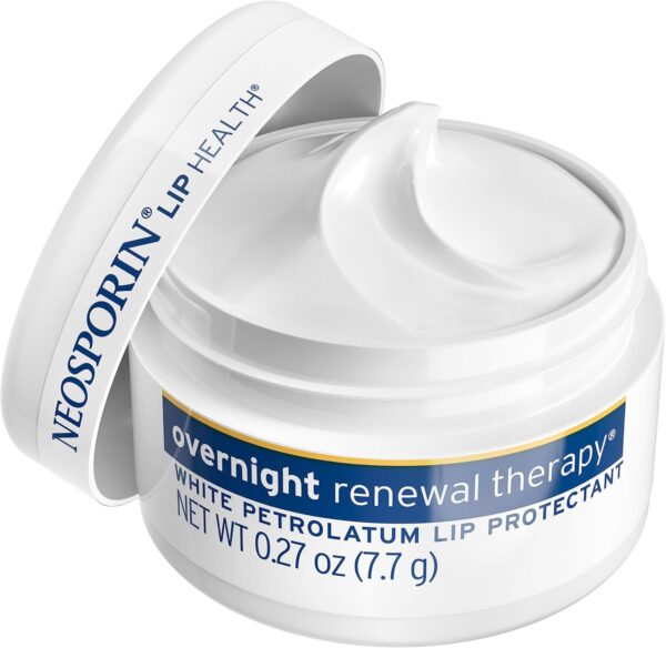 Neosporin Lip Health Overnight Renewal Therapy, 0.27 Oz, Pack of 2