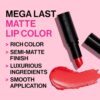 wet n wild Mega Last Matte Lip Color, Semi Matte Hyaluronic Acid Infused, Long Lasting Full Coverage for a Nourishing Pout, Cruelty-Free & Vegan - Bare it All