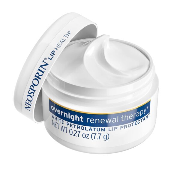 Neosporin Lip Health Overnight Healthy Lips Renewal Therapy Petrolatum Lip Protectant, 0.27 Ounce (Pack of 1)