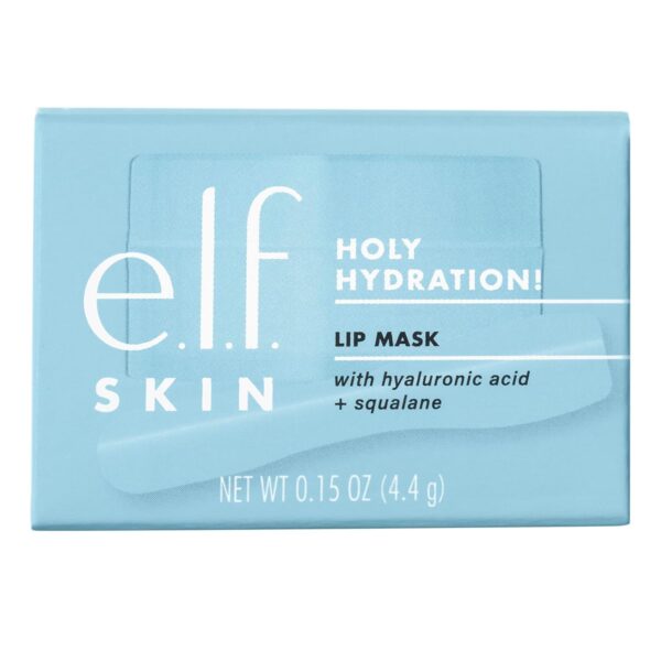 e.l.f. SKIN Holy Hydration! Lip Mask, Hydrating Lip Mask For A Softer & Smoother Pout, Infused With Hyaluronic Acid, Non-Sticky, Vegan & Cruelty-Free (pack of 1)