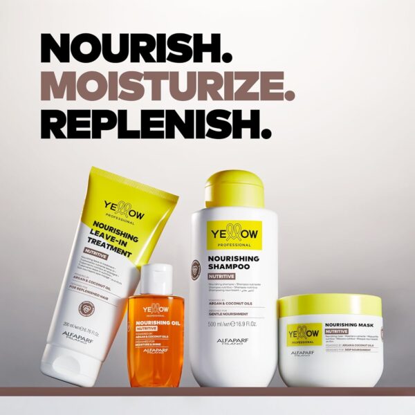 Alfaparf Milano Yellow Professional Moisturizing Leave-In Treatment for Dry Hair - Nourishing Hair Care - Anti-Frizz - Hydrates and Replenishes Hair - Adds Shine - Vegan (6.76 fl oz / 200ml)