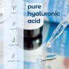 Hyaluronic Acid Serum for Skin 100% Pure Anti Aging Serum Intense Hydration Moisture Non greasy Paraben free, Wrinkle Reducing and Brightening Serum (Pro Formula) 2oz