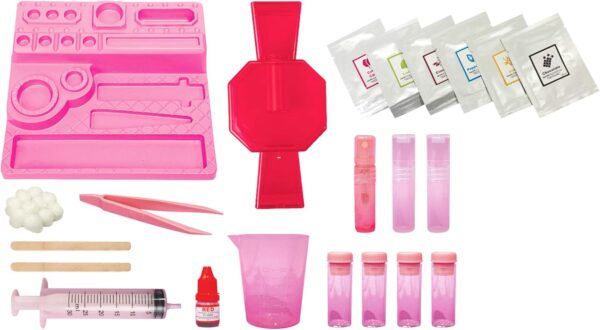 Thames & Kosmos Sweet Candy Perfume Lab STEM Kit | Design & Make Candy-Scented Perfumes! | Explore The Science of Scents | Includes Candy-Shaped Perfume Bottle with Atomizer and 6 Sweet Fragrances