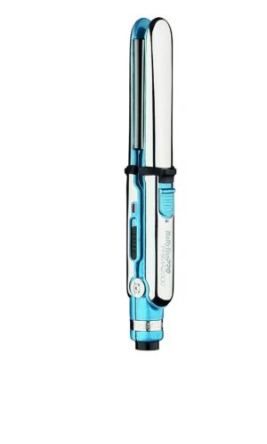 BaBylissPRO Nano Titanium Prima2000 Ionic Styling Iron, 3/4" stainless steel travel/mini iron, all hair types