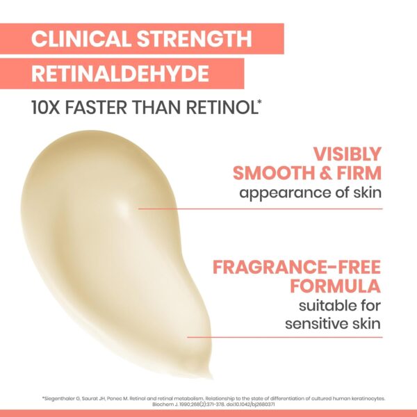 Avène Retrinal 0.1% Intensive Multi-Corrective Cream, anti-aging facial cream powered by retinaldehyde, 1 Fl Oz