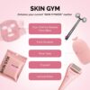 Skin Gym Facial Cupping Set, Glass Face Cupping Tool for Massage Therapy, Sculpting, & Toning Chin, Jawline & Neck, 2 Piece