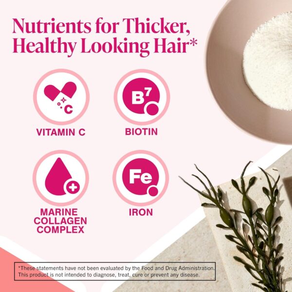 Viviscal Hair Growth Supplements For Women For Thicker, Fuller Hair, Nourishes Thinning & Loss, With Proprietary Collagen Complex, 180 Tablets, 3 Month Supply