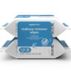 Amazon Basics Make Up Remover Wipes, Fragrance Free, 25 Count, Pack of 2 (Previously Solimo)