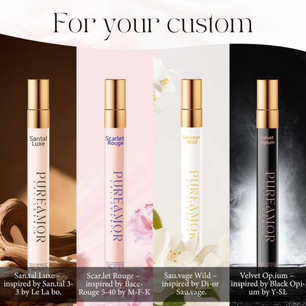 Pheromones Perfumes for Women, Amber Vanilla Perfume, Long Lasting Eau De Parfum Cologne, Enhanced Scents Pheromone Cologne for Men&Women, 0.41 fl.oz Travel Size Perfumes Spray (Velvet Opium)