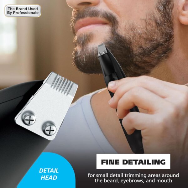 Wahl Pro Series® Rechargeable Eyebrow, Ear & Nose Hair Trimmer for Men – Painless DualTech® Eyebrow Trimmer & Facial Hair Removal Device – Model 3025656