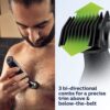 Philips Bodygroom Series 5000, Showerproof Groin and Body Trimmer, Close and Comfortable Shave, Complete Body Grooming Including Back, 60 Min. Runtime, Model BG5025/40