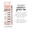 Sally Hansen Salon Effects Perfect Press-On Nails, Out of This Pearl, Press On Nails, Easy to Apply, Nail Glue & Adhesive Tabs Included