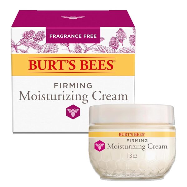 Burt's Bees Renewal Firming Face Cream, Mothers Day Gifts, Anti-Aging Retinol Alternative, Moisturizing Natural Origin Skin Care, 1.8 Ounce