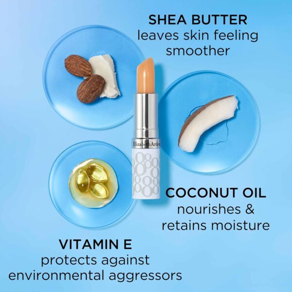Elizabeth Arden Eight Hour Cream Lip Protectant Stick, Moisturizing Balm, Sheer with Sunscreen, SPF 15, Repairs Cracked Lips, 0.13 oz