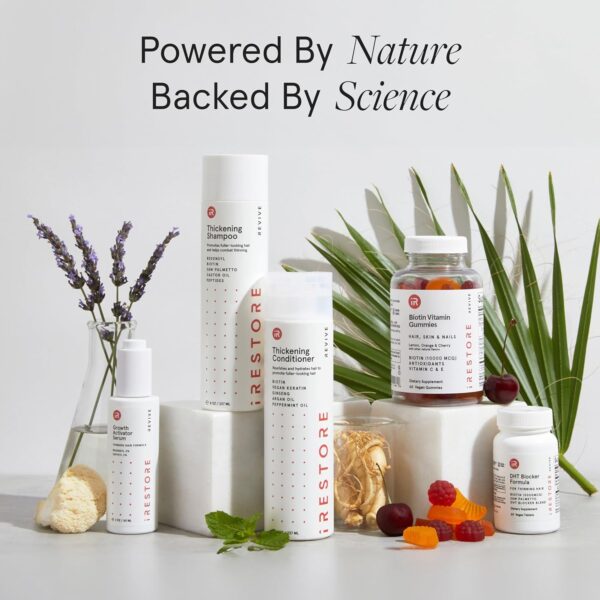 iRestore Hair Gummy Vitamins, Vegan Biotin Gummies for Hair Skin and Nails Gummies, Hair Gummies, Biotin Gummies for Hair Growth Biotin Vitamins Hair Vitamins Gummies for Women & Men, Biotin 10000mcg