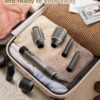 7MAGIC Hair Dryer Brush & 6 in 1 Hair Styler, Silver, 110 Volts, 1200 Watts, Ionic Technology, Fast Drying, Multi Styler for Straight, Wavy, Curly, and Coily Hair