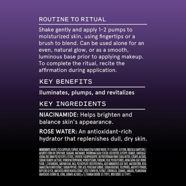 Let Me Glow Illuminating Serum & Makeup Primer, Brightens & Plumps for Highlighted, Dewy & Glowing Skin with Niacinamide, Vegan, Cruelty-Free, 1 Fl Oz