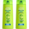 Garnier Fructis Fortifying 2-in-1 Shampoo and Conditioner for Stronger-Looking Hair with Touchable Softness, Daily Hair Care for Men and Women, Vegan, Paraben-Free 22 Fl Oz, 2 Count