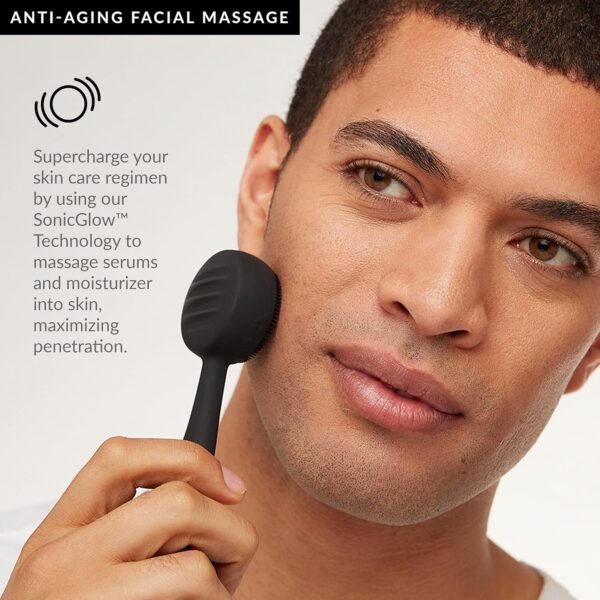 PMD Clean - Smart Facial Cleansing Device with Silicone Brush & Anti-Aging Massager