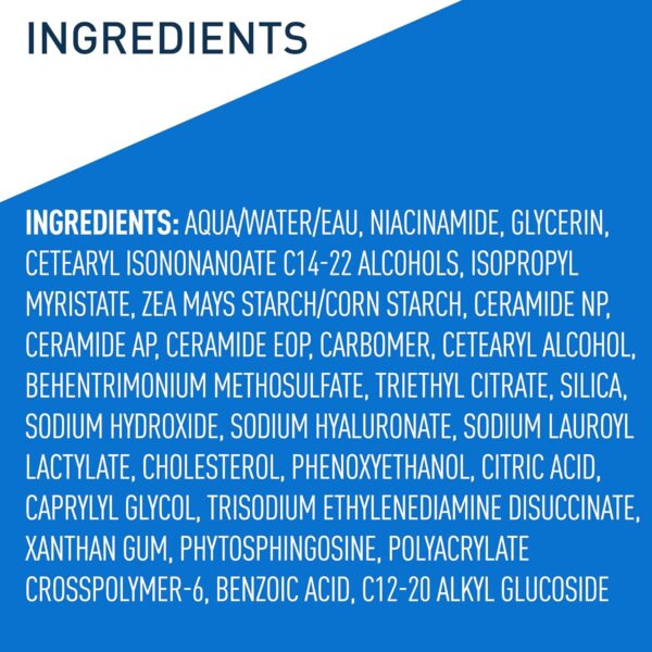 CeraVe Oil Control Moisturizing Gel-Cream, Face Moisturizer for Oily Skin, Niacinamide, Hyaluronic Acid & Oil Absorbing Technology To Rebalance Oily Skin, Non-Comedogenic, Fragrance Free & Oil-Free