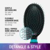Conair Salon Results Hairbrush for Men and Women - Detangling Hair brush - Hairbrush for all hair types - Wire Bristles and Cushion Base