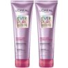 L'Oreal Paris Moisture Sulfate Free Shampoo and Conditioner Set, Hair Care for Color-Treated Hair with Rosemary Botanicals, EverPure, 1 Kit