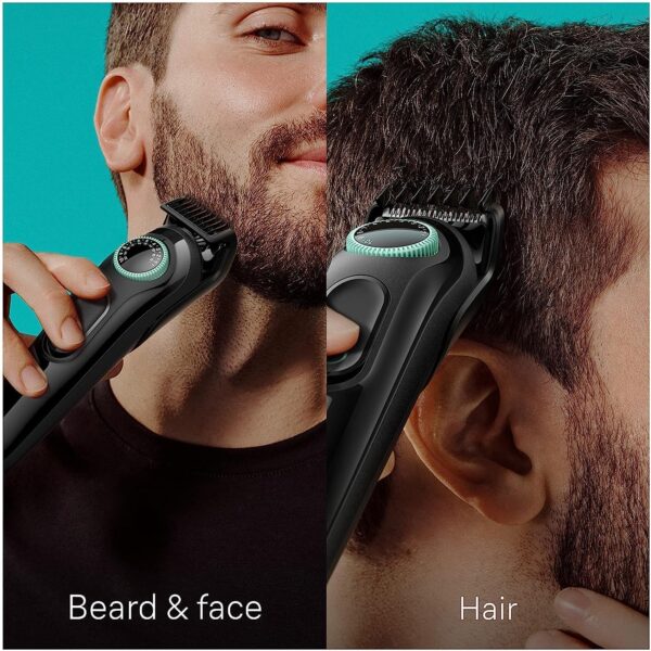 Braun All-in-One Style Kit Series 3 3470, 8-in-1 Trimmer for Men with BeardTrimmer, Ear & NoseTrimmer, Hair Clippers & More, Ultra-Sharp Blade, 40 Length Settings, Washable