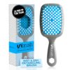 FHI Heat UNbrush Detangling Brush for Pain-Free Brushing on All Wet or Dry Hair Types — Durable DuoFlex Anti-Static Bristles, Lightweight Handle, Vented Hair Brush
