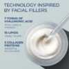 RoC Hydration+ Hyaluronic Acid Moisturizer Face Cream, Hydrating, Smoothing, Fragrance Free Formula with Collagen Proteins (1.7 Ounces) with Retinol Eye Cream Packette